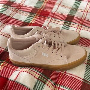 Vans Pink Suede Sneakers